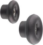 Wagner Wandhaken-Set Dot WH 0200 Schwarz 4 St&uuml;ck