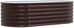 vidaXL Hochbeet Braun 160 x 80 x 44 cm Stahl 42008140