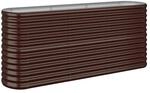 vidaXL Hochbeet Pulverbeschichteter Stahl 152x40x68 cm Braun 1157311