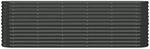 vidaXL Hochbeet Pulverbeschichteter Stahl 224x40x68 cm Anthrazit 1115208