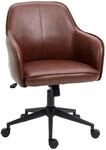 Vinsetto B&uuml;rostuhl mit Wippfunktion 83-91 cm H&ouml;henverstellbar