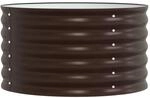 vidaXL Hochbeet Braun 80 x 80 x 44 cm Stahl 42008141
