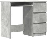 vidaXL Schreibtisch Betongrau 90x45x76 cm Holzwerkstoff 801377