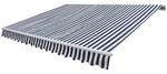vidaXL Gelenkarmmarkise Handbetrieben 300 cm Blau/Wei&szlig; 275552