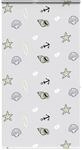 vidaXL Duschrollo mit Kassette 130x240 cm Stoffbreite 126 cm 4015015