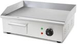 VERTES Elektro Grillplatte 3000 W Plancha Edelstahl Glatt 55 x 35 cm 50 bis 300...