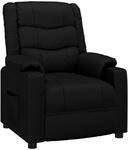 vidaXL Relaxsessel Schwarz Kunstleder 348042