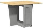 vidaXL Butterfly-Esstisch Klappbar Corona Grau Massivholz Kiefer 4013437