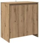 vidaXL Sideboard Artisan-Eiche 70x41x75 cm Holzwerkstoff 856777