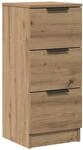 vidaXL Sideboard Artisan-Eiche 30x30x70 cm Holzwerkstoff 856957