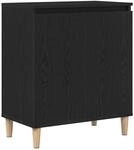 vidaXL Sideboard Schwarz 60 x 35 x 70 cm Holzwerkstoff 862593