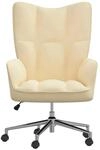 vidaXL Relaxsessel CremeWei&szlig; Samt Modell 11