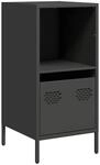vidaXL Sideboard Schwarz 35x39x73,5 cm Kaltgewalzter Stahl 851352