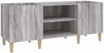 vidaXL Plattenschrank Grau Sonoma 121x38x48 cm Holzwerkstoff 831931