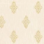 Bricoflor Textiltapete mit Gold Glitzer Effekt Barock Tapete in Hellrosa f&uuml;r