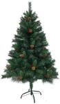 Svita Weihnachtsbaum K&uuml;nstlich Mit Tannenzapfen Und Beeren 371 Zweig-Spitzen...