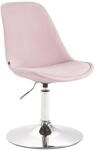CLP Esszimmerstuhl Maverick Samt Pink/Chrom