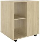 vidaXL Rollschrank Sonoma-Eiche 60x53x72 cm Holzwerkstoff