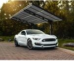 Palram - Canopia Carport Sydney Wave 587 cm x 286 cm Schwarz