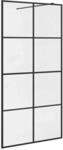 vidaXL Duschwand f&uuml;r Begehbare Dusche mit Klarem ESG Glas 100x195 cm 151035
