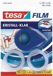 Tesa Film Kristall-Klar 2 x 10 m x 19 mm mit Mini-Abroller