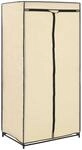 vidaXL Kleiderschrank Creme 75&times;50&times;160 cm