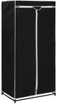 vidaXL Kleiderschrank Schwarz 75&times;50&times;160 cm