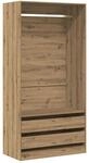vidaXL Kleiderschrank Artisan-Eiche 100x50x200 cm Holzwerkstoff 3318627