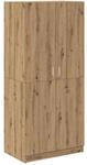vidaXL Kleiderschrank Artisan-Eiche 80x52x180 cm Holzwerkstoff 855883