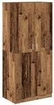 vidaXL Kleiderschrank Altholz-Optik 90x52x200 cm Holzwerkstoff 855884