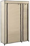 vidaXL Faltschr&auml;nke 2 Stk Creme 110x45x175 cm Stoff