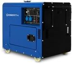EBERTH Notstromaggregat 5000 Watt Diesel, 10 PS Motor, 4-Takt, E-Start, 2x 230V, 1x