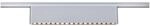 Paulmann Lightbar Zelos 3 Step URail Dimmbar 3.000 K Chrom Matt 7,4 cm x 37,2 cm