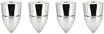 Dynavox Lautsprecher Bullet Spikes 4er-Set Chrom