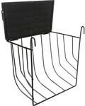 Trixie Heuraufe zum Einh&auml;ngen mit Deckel Metall 20 &times; 18 &times; 12 cm Schwarz