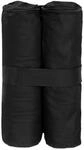 Relaxdays Pavillon Gewichte 4er Set Oxford-Stoff Schwarz Bef&uuml;llbar 56 cm x 43 cm x 2
