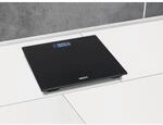 Wenko Personenwaage LCD Schwarz Glas 28 x 2.2 x 28 cm Schwarz