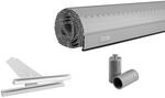 Schellenberg Rollladenpanzer Mini PVC 80 cm x 60 cm Grau