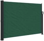 vidaXL Seitenmarkise Ausziehbar Dunkelgr&uuml;n 140x300 cm 4004305