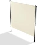 Juskys Senkrechtmarkise Barbados 200 x 310 cm Beige