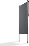 Juskys Senkrechtmarkise Barbados 100 x 310 cm Grau