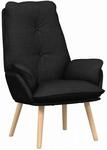 vidaXL Relaxsessel Schwarz 69 x 74 x 93 cm Stoff 42001852
