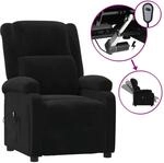 vidaXL Relaxsessel Elektrisch Schwarz Samt 3098399