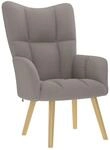 vidaXL Relaxsessel Taupe Stoff 4016773