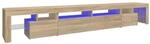 vidaXL TV-Schrank mit LED-Leuchten Sonoma-Eiche 260x36,5x40 cm Modell 1