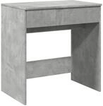 vidaXL Schminktisch mit Spiegel Betongrau 73x46,5x120 cm 848223