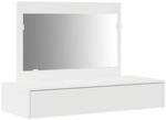 vidaXL Schminktisch mit Schubladen Wei&szlig; 100 x 40 x 70 cm Holzwerkstoff 865208