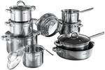 Tectake Kochtopfset Turin 15 Teilig Aus Edelstahl F&uuml;r Induktion Geeignet 5