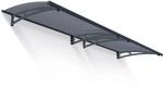 Canopia Vordach Aquila 17,5 cm x 302 cm x 91,5 cm Grau