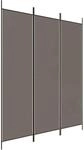 vidaXL 3 Tlg Paravent Anthrazit 150x200 cm Stoff 350180